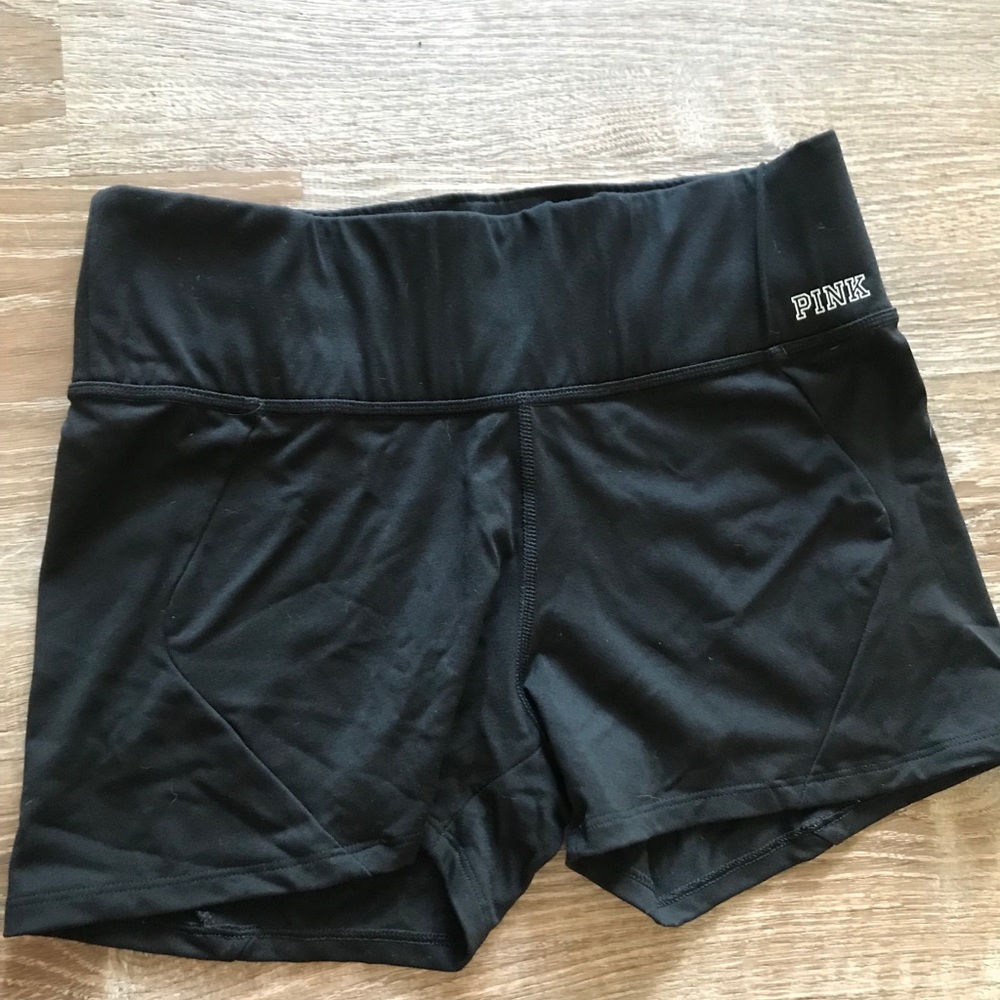 Pink athletic shorts
